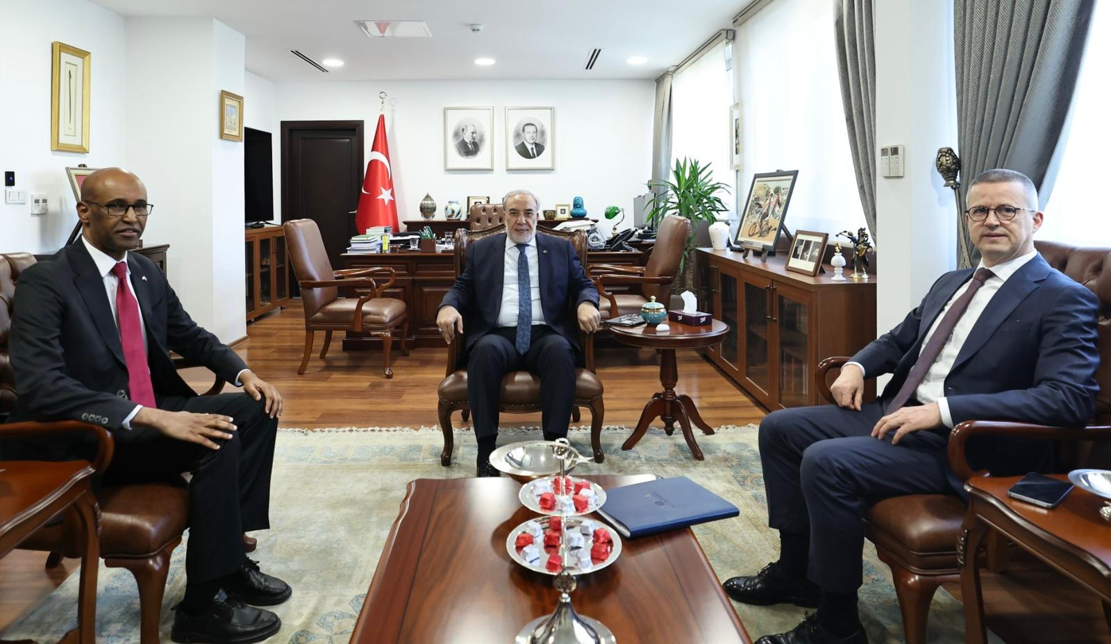 Musa Kulaklıkaya, Somali Büyükelçisi'ni kabul etti